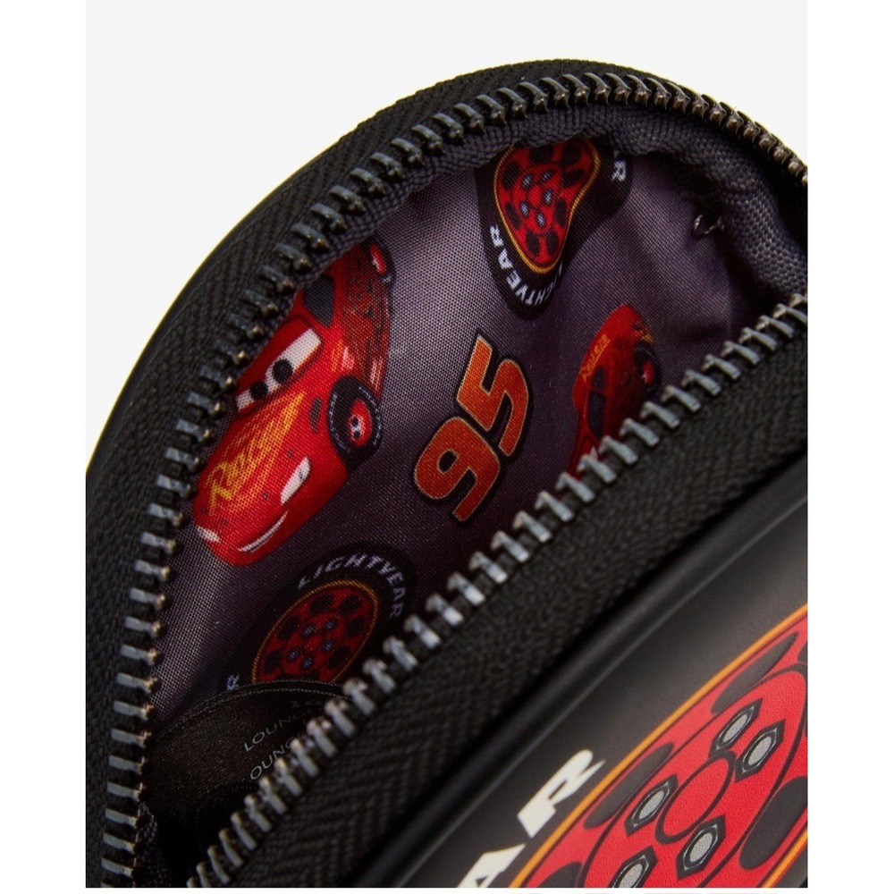 NEW Loungefly Disney Pixar Cars Lightning Mcqueen Tire COIN Bag Wristlet - Picture 4 of 4